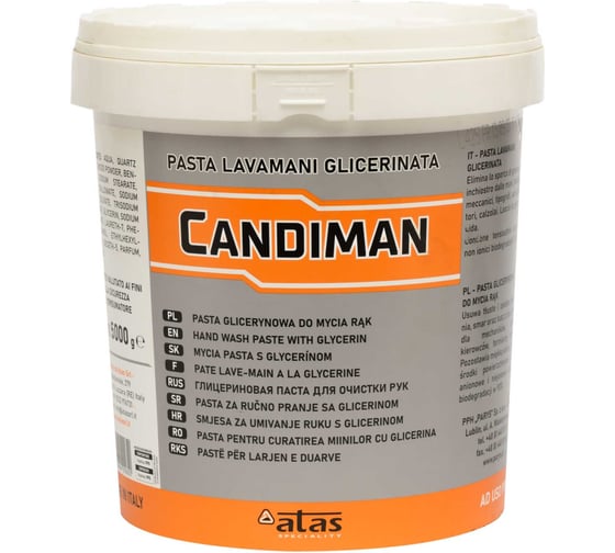 Паста для очистки рук Atas CANDIMAN 5 кг A722