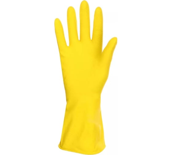 Резиновые перчатки VETTA желтые, р. XL 447-008