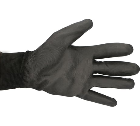 Перчатки с полиуретановым покрытием PROTECT2U BLACK LINE размер XL/10 6235