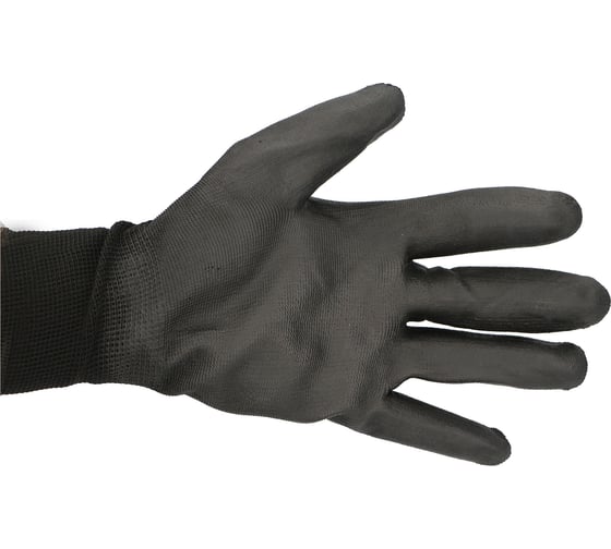Перчатки с полиуретановым покрытием PROTECT2U BLACK LINE размер XL/10 6235 1