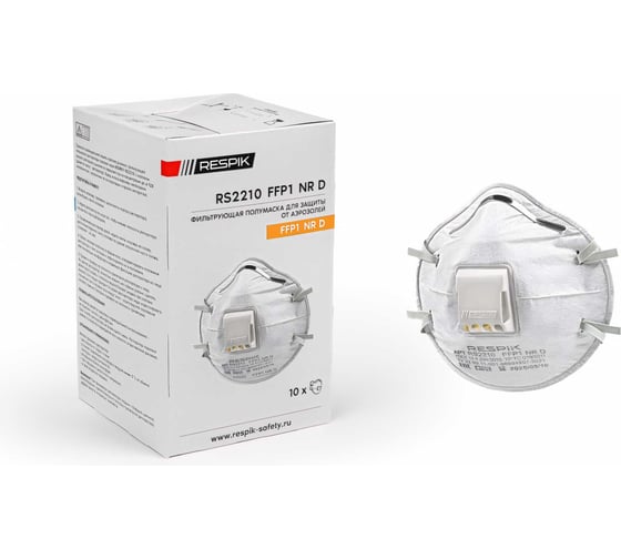 Респиратор RESPIK FFP1 NR D 10шт RS2210