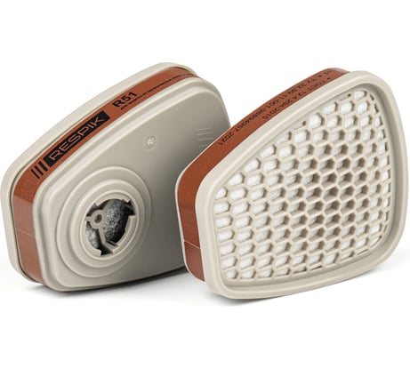 Противогазовый фильтр RESPIK 2шт, класс защиты А1 R51