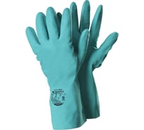 Перчатки TEGERA 18601, нитрил, подкладка флок, химостойкие, размер 8 18601-8
