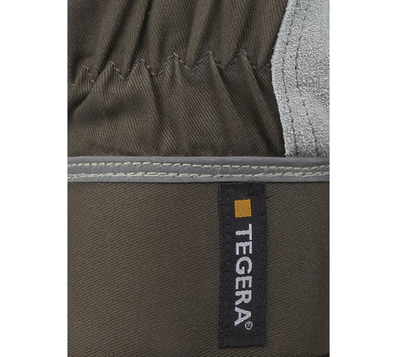 Перчатки TEGERA 51 на полуподкладке, кожа, хлопок, джерси, р. 9 51-9