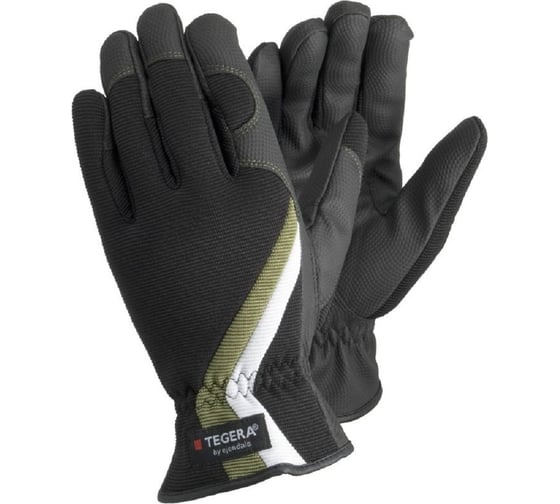 Перчатки TEGERA 90020 из искусственной кожи, без подкладки, р. 9 90020-9
