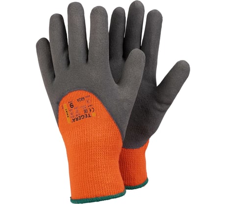 Хозяйственные зимние перчатки TEGERA 682а, утепленные, латексные, размер 11 682A-11