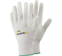 Противопорезные перчатки TEGERA 432 нейлон, спандекс, ПУ покрытие ладони с гладкой фактурой, р. 7 432-7