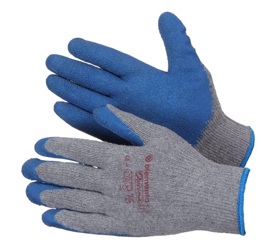 Перчатки OPTIMA CRINKLE LATEX COTTON (10 р) ELEMENTA LC-102-10 1