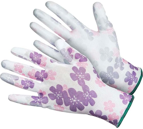 Перчатки Garden Senses нейлоновые с полиуретаном (р. 8) VIOLA ELEMENTA PUN-460-8