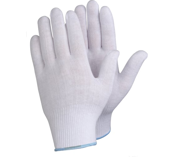 Перчатки TEGERA 919, тонкие, мягкие, хлопок, размер 10 919-10