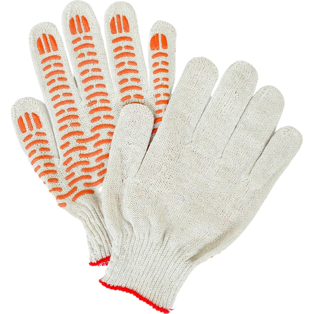 Трикотажные перчатки с ПВХ-волна Спец Стандарт с логотипом .
