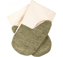 Рукавицы рабочие х/б с двойным наладонником РОС 12460