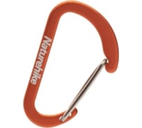 D-образный карабин Naturehike NH15A004-H мини, 4 см, оранжевый 6927595717301