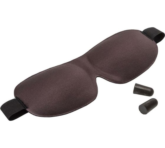 Маска и беруши для сна 3D BRADEX Сладкие сны, серая KZ 0461