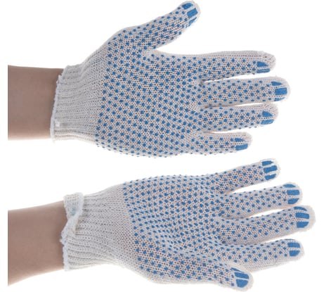 Перчатки х/б с ПВХ Авангард. Профессиональная экипировка ЭКОНОМ р.18 19751