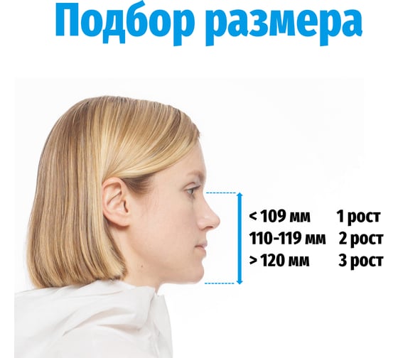 Респиратор в комплекте с фильтрами UNIX 1000 А1В1Е1, 3 рост 102-027-0110