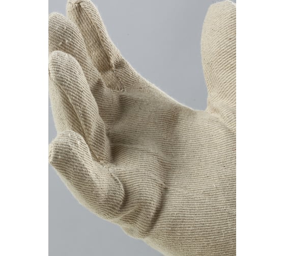 Текстильные перчатки TEGERA 9250, хлопок, без подкладки, р.10 9250-10