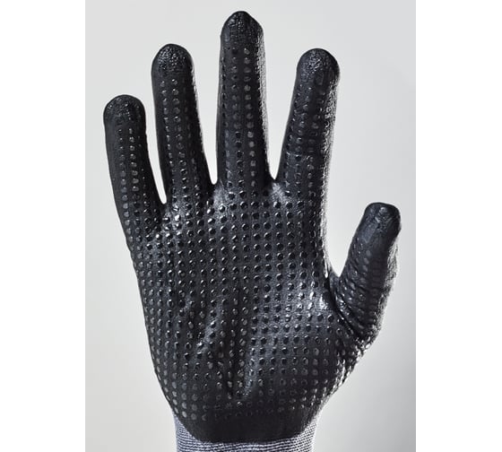 Перчатки TEGERA 874, нейлон, спандекс, облив нитриловой пеной, р. 9 874-9