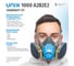 Респиратор в комплекте с фильтрами UNIX 1000 А2В2Е2, 2 рост 102-027-0094 3