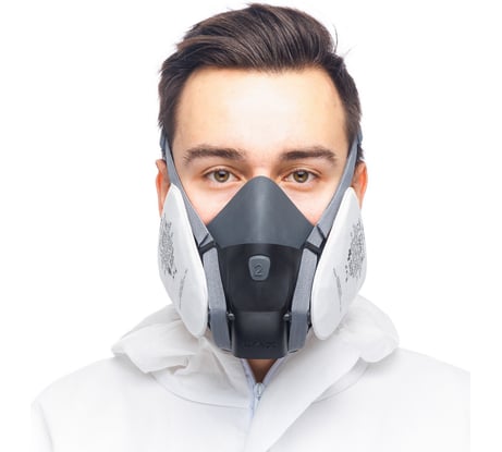 Респиратор в комплекте с фильтрами UNIX 2100 203 P3 R D, 2 рост 102-027-0163