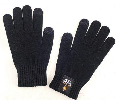 Сенсорные перчатки с гарнитурой Bluetooth р. M черные Dress Cote TALKERS 1-8-013