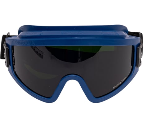 Защитные закрытые очки РОСОМЗ ЗН11 PANORAMA StrongGlassтм 5 PC 21134 с непрямой вентиляцией