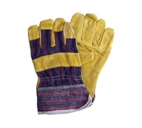Комбинированные перчатки, х/б со спилком КРС,арт.0115 CBSA NWT 7290047
