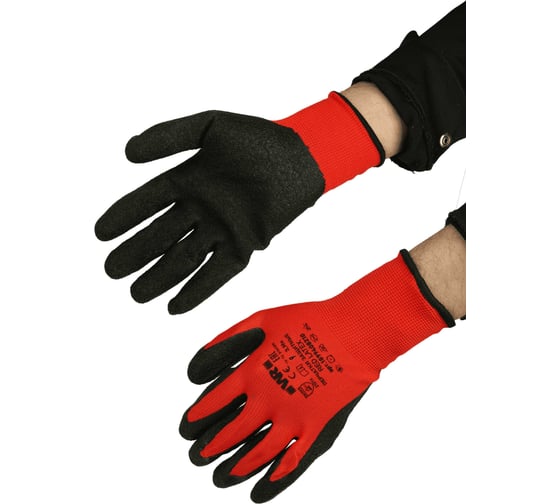 Перчатки WURTH Red Latex Grip, Р.9 1899408209092 1
