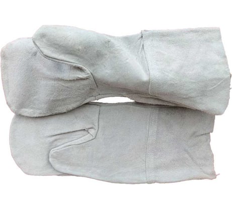 Краги сварщика SAMGRUPP спилковые, двупалые, серые SR-070000002