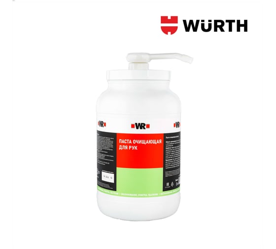 Усиленный очиститель для рук Wurth N-PLUS 3 л. 1893900012092 1