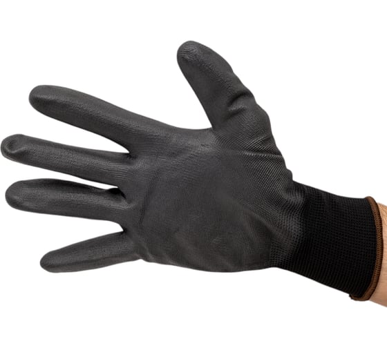 Нейлоновые перчатки с полиуретановым покрытием S.GLOVES TAXO черные, 11 размер 31614-11