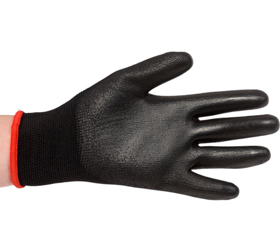 Нейлоновые перчатки с полиуретановым покрытием S.GLOVES TAXO черные, 06 размер 31614-06
