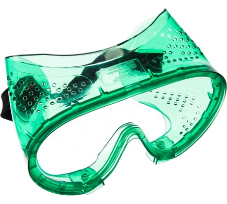 Защитные очки закрытого типа с прямой вентиляцией (поликарбонатная линза) Зубр МАСТЕР 11027