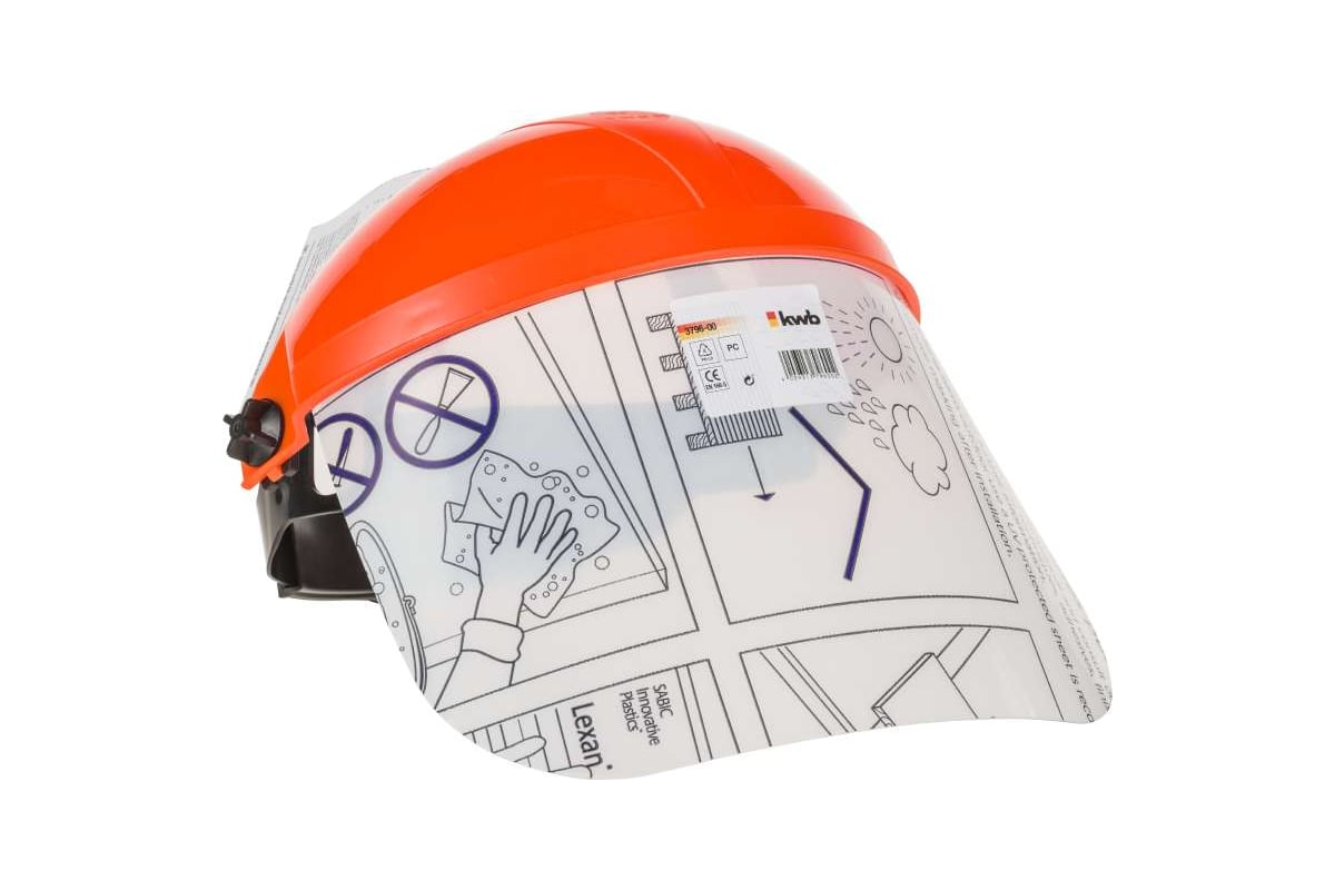 Защитная каска с щитком KWB 3796-00 - выгодная цена, отзывы ...
