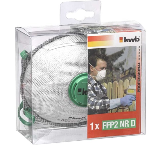 Защитная маска от тонкой пыли FFP2 KWB 379310