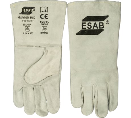 Спилковые краги с подкладкой ESAB Heavy Duty BASIC 9L СВ000008903