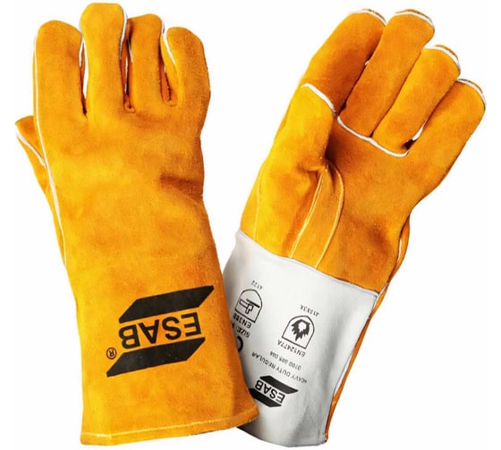 Спилковые краги с подкладкой ESAB Heavy Duty REGULAR СВ000008014/ 700500435