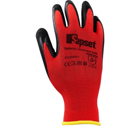 Рабочие перчатки с латексным покрытием SAPSET Sadr 1 пара, 8 размер Sadr8.1
