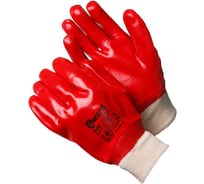 Перчатки Gward Ruby МБС, интерлок с покрытием ПВХ красного цвета, р. XL 12 пар GSP0111R-I