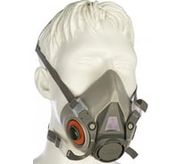 Полумаска 6200 под сменные патроны с байонетным креплением 3М 7000038221