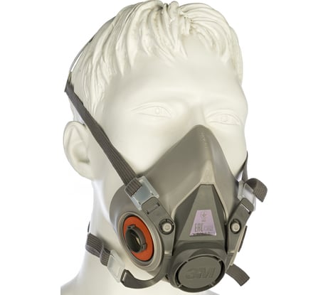 Полумаска 6200 под сменные патроны с байонетным креплением 3М 7000038221
