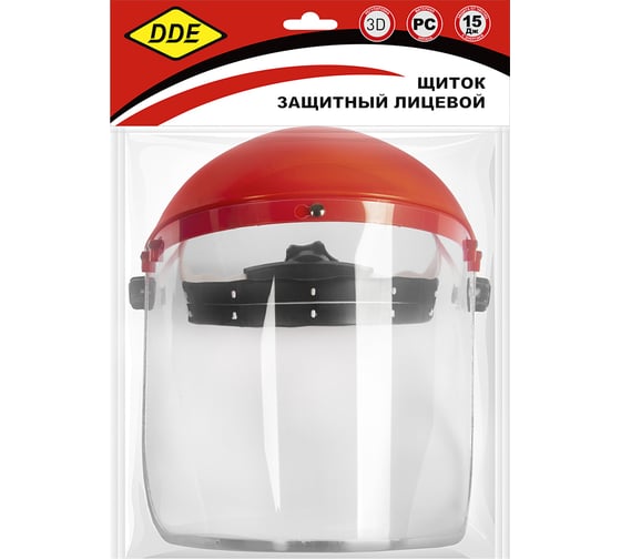 Щиток лицевой прозрачный DDE 647-673