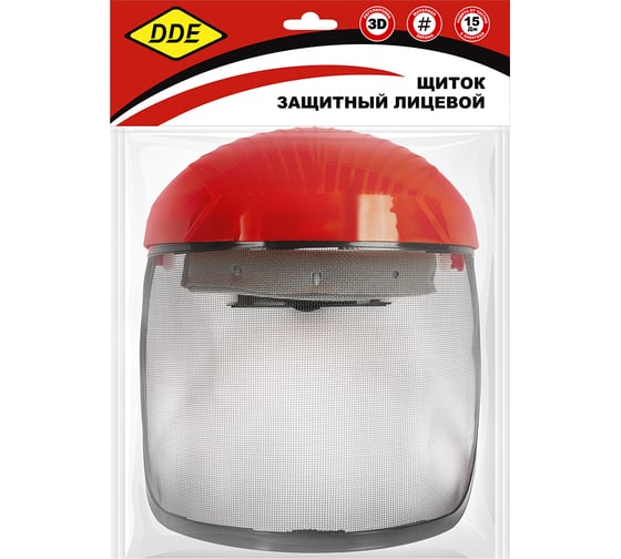 Щиток лицевой сетчатый DDE 647-680