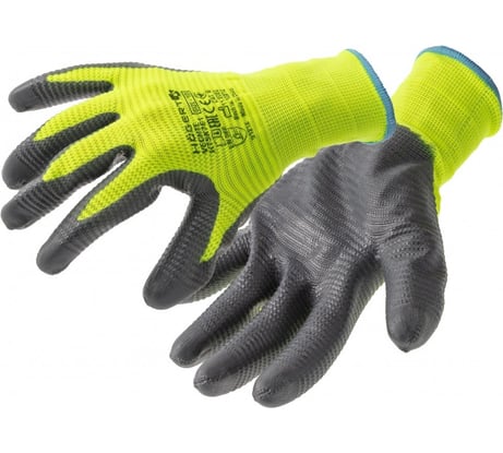Рабочие перчатки с нитриловым покрытием HOEGERT TECHNIK Vechte гофрированные, р. 11, 12 пар HT5K761-11