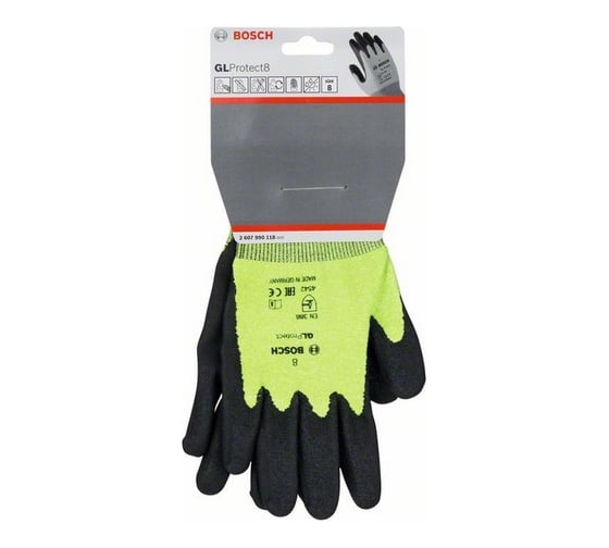 Защитные перчатки Bosch Cut protection GL protect 8 2.607.990.118