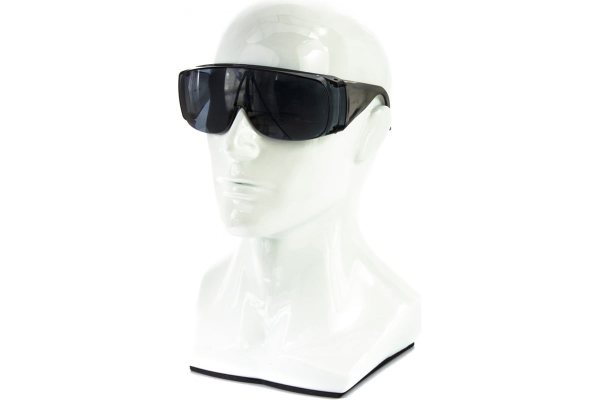 Защитные очки открытого типа СИБРТЕХ затемненные, ударопрочный ...