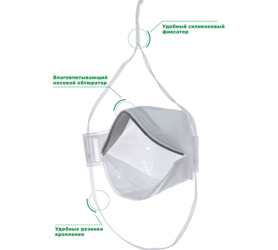 Респиратор FAROS HYGIENE FR 4100 PREMIUM, FFP1 NR D Рес 197