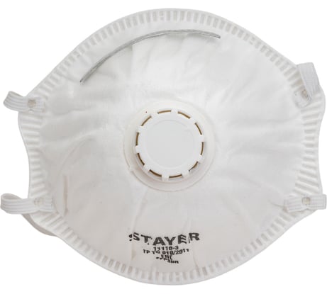 Коническая фильтрующая полумаска STAYER KV-99 FFP3 с клапаном 11110-3_z01
