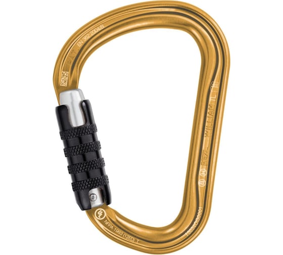 Большой грушевидный карабин Petzl WILLIAM TL с широким раскрытием M36A TLY