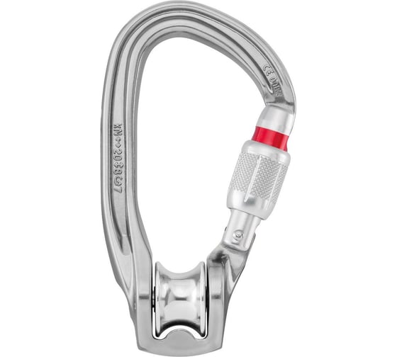 Карабин с роликом Petzl ROLLCLIP Z SL с ручной муфтой P75 SL